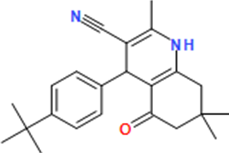 4-(4-(tert-Butyl)phenyl)-2,7,7-trimethyl-5-oxo-1,4,5,6,7,8-hexahydroquinoline-3-carbonitrile