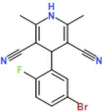 4-(5-Bromo-2-fluorophenyl)-2,6-dimethyl-1,4-dihydropyridine-3,5-dicarbonitrile