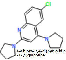 6-Chloro-2,4-di(pyrrolidin-1-yl)quinoline