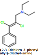 CAS#(2,3-Dichloro-3-phenyl-allyl)-diethyl-amine