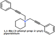 CAS#1,1-Bis-(3-phenyl-prop-2-ynyl)-piperidinium