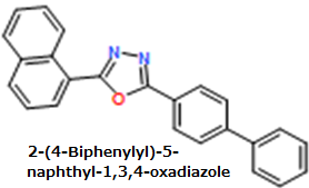 2-(4-Biphenylyl)-5-naphthyl-1,3,4-oxadiazole