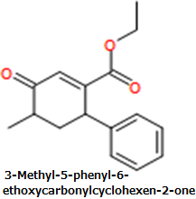 CAS#3-Methyl-5-phenyl-6-ethoxycarbonylcyclohexen-2-one
