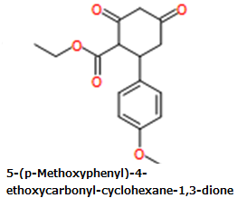 CAS#5-(p-Methoxyphenyl)-4-ethoxycarbonyl-cyclohexane-1,3-dione