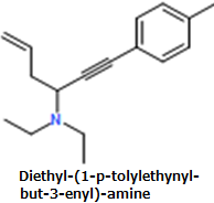CAS#Diethyl-(1-p-tolylethynyl-but-3-enyl)-amine
