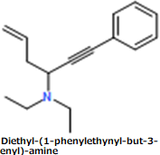CAS#Diethyl-(1-phenylethynyl-but-3-enyl)-amine