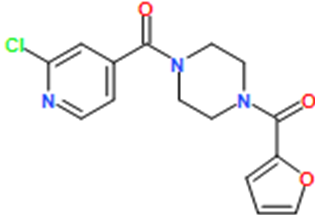 (4-(2-Chloroisonicotinoyl)piperazin-1-yl)(furan-2-yl)methanone