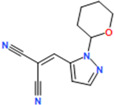2-((1-(Tetrahydro-2H-pyran-2-yl)-1H-pyrazol-5-yl)methylene)malononitrile