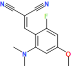 2-(2-(Dimethylamino)-6-fluoro-4-methoxybenzylidene)malononitrile