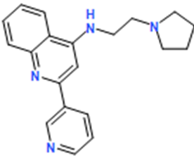 2-(Pyridin-3-yl)-N-(2-(pyrrolidin-1-yl)ethyl)quinolin-4-amine