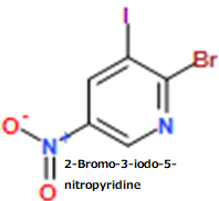 2-Bromo-3-iodo-5-nitropyridine