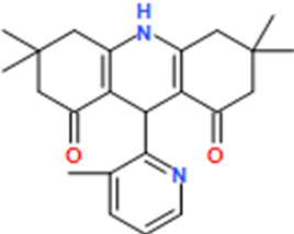 3,3,6,6-Tetramethyl-9-(3-methylpyridin-2-yl)-3,4,6,7,9,10-hexahydroacridine-1,8(2H,5H)-dione