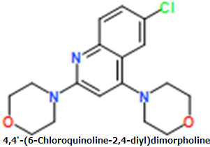 4,4'-(6-Chloroquinoline-2,4-diyl)dimorpholine