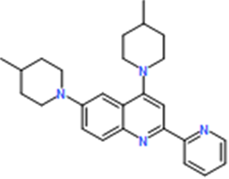 4,6-Bis(4-methylpiperidin-1-yl)-2-(pyridin-2-yl)quinoline