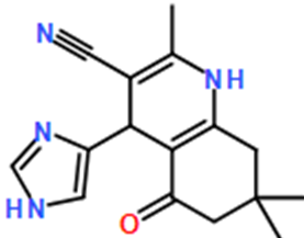 4-(1H-Imidazol-4-yl)-2,7,7-trimethyl-5-oxo-1,4,5,6,7,8-hexahydroquinoline-3-carbonitrile