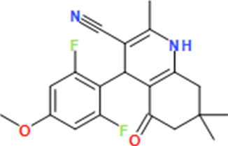 4-(2,6-Difluoro-4-methoxyphenyl)-2,7,7-trimethyl-5-oxo-1,4,5,6,7,8-hexahydroquinoline-3-carbonitrile