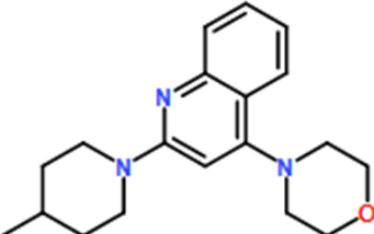 4-(2-(4-Methylpiperidin-1-yl)quinolin-4-yl)morpholine