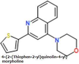4-(2-(Thiophen-2-yl)quinolin-4-yl)morpholine