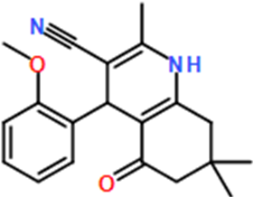 4-(2-Methoxyphenyl)-2,7,7-trimethyl-5-oxo-1,4,5,6,7,8-hexahydroquinoline-3-carbonitrile