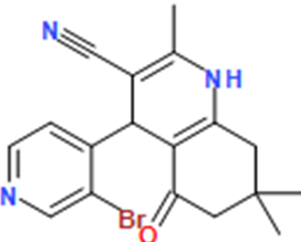 4-(3-Bromopyridin-4-yl)-2,7,7-trimethyl-5-oxo-1,4,5,6,7,8-hexahydroquinoline-3-carbonitrile