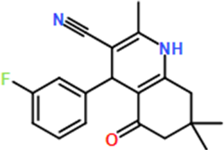 4-(3-Fluorophenyl)-2,7,7-trimethyl-5-oxo-1,4,5,6,7,8-hexahydroquinoline-3-carbonitrile