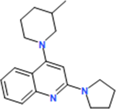 4-(3-Methylpiperidin-1-yl)-2-(pyrrolidin-1-yl)quinoline