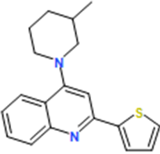 4-(3-Methylpiperidin-1-yl)-2-(thiophen-2-yl)quinoline