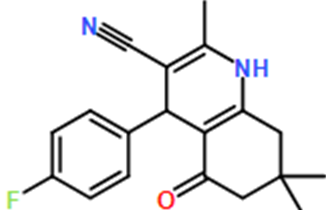 4-(4-Fluorophenyl)-2,7,7-trimethyl-5-oxo-1,4,5,6,7,8-hexahydroquinoline-3-carbonitrile