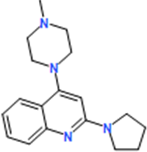 4-(4-Methylpiperazin-1-yl)-2-(pyrrolidin-1-yl)quinoline