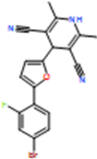 4-(5-(4-Bromo-2-fluorophenyl)furan-2-yl)-2,6-dimethyl-1,4-dihydropyridine-3,5-dicarbonitrile