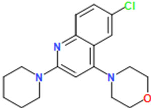 4-(6-Chloro-2-(piperidin-1-yl)quinolin-4-yl)morpholine