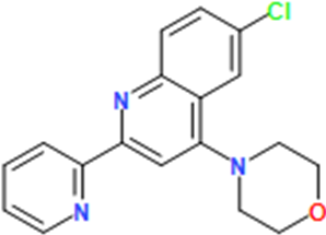 4-(6-Chloro-2-(pyridin-2-yl)quinolin-4-yl)morpholine