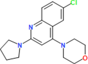 4-(6-Chloro-2-(pyrrolidin-1-yl)quinolin-4-yl)morpholine