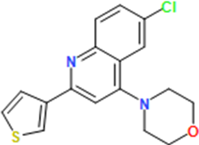 4-(6-Chloro-2-(thiophen-3-yl)quinolin-4-yl)morpholine