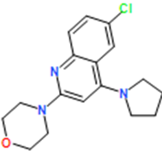4-(6-Chloro-4-(pyrrolidin-1-yl)quinolin-2-yl)morpholine