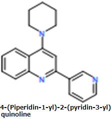 4-(Piperidin-1-yl)-2-(pyridin-3-yl)quinoline