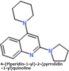 4-(Piperidin-1-yl)-2-(pyrrolidin-1-yl)quinoline