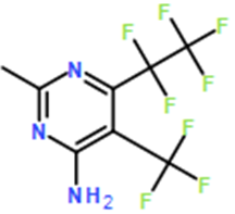 4-Amino-2-methyl-6-pentafluoroethyl-5-trifluoromethylpyrimidine