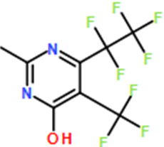 4-Hydroxy-2-methyl-6-pentafluoroethyl-5-trifluoromethylpyrimidine