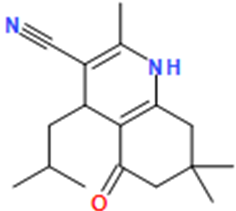 4-Isobutyl-2,7,7-trimethyl-5-oxo-1,4,5,6,7,8-hexahydroquinoline-3-carbonitrile