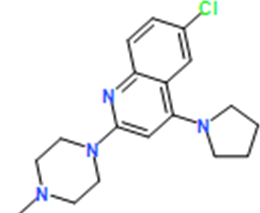 6-Chloro-2-(4-methylpiperazin-1-yl)-4-(pyrrolidin-1-yl)quinoline