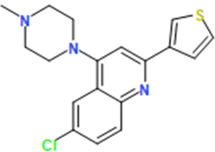 6-Chloro-4-(4-methylpiperazin-1-yl)-2-(thiophen-3-yl)quinoline