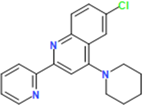 6-Chloro-4-(piperidin-1-yl)-2-(pyridin-2-yl)quinoline